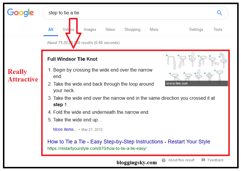 Attractive Look of Google Snippets