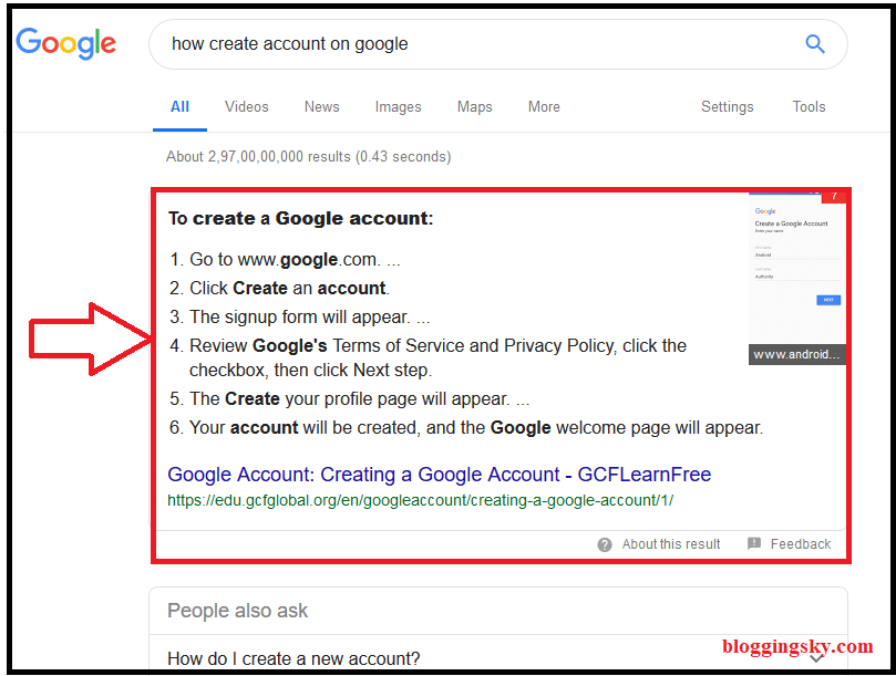 What is Google Snippets