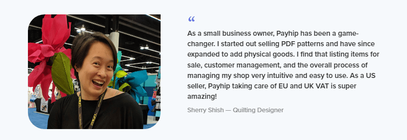 Payhip Customer - Sherry Shish — Quilting Designer